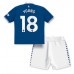 Everton Ashley Young #18 Hjemmedraktsett Barn 2023-24 Korte ermer (+ Korte bukser)